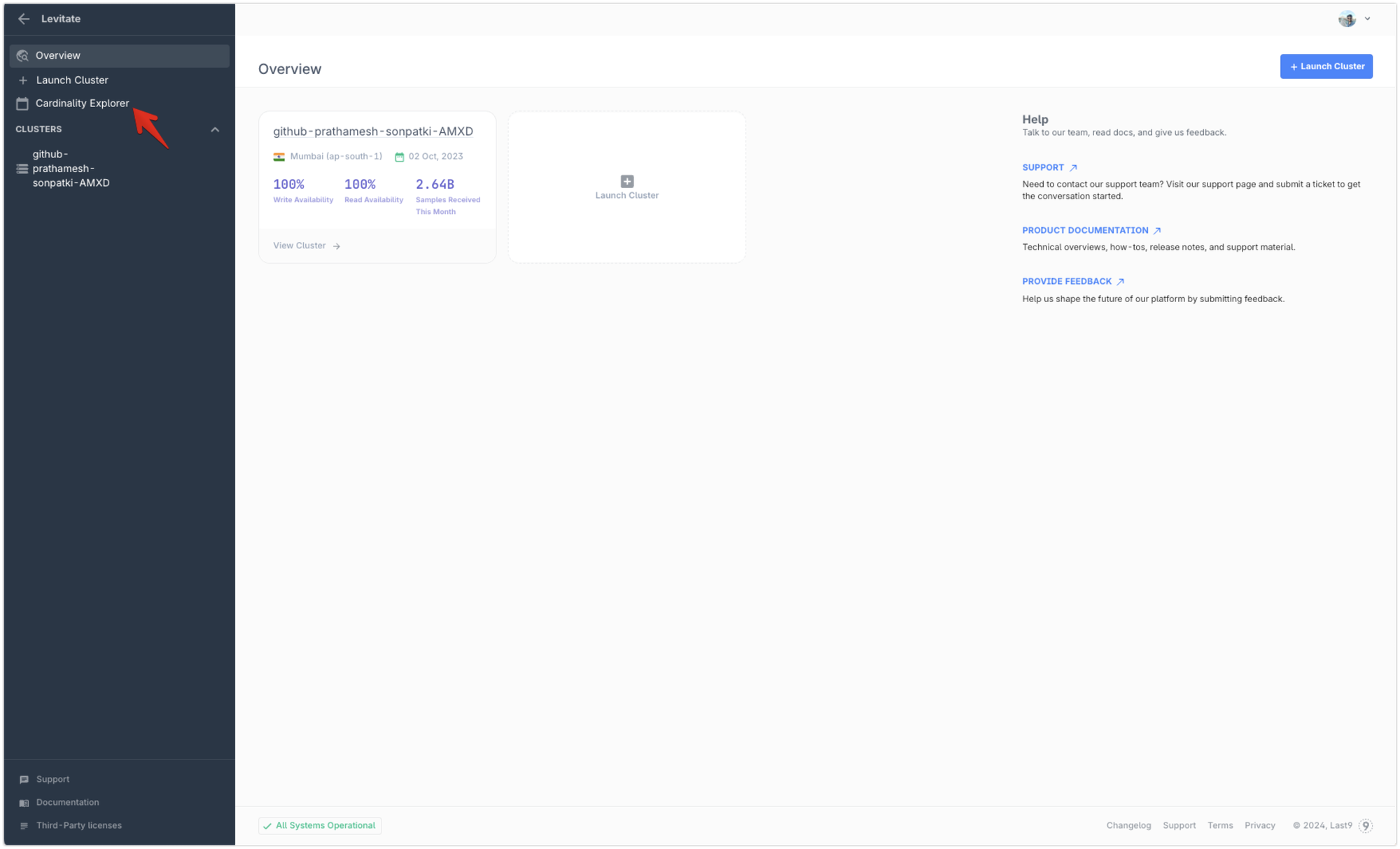 Launch Cardinality Explorer