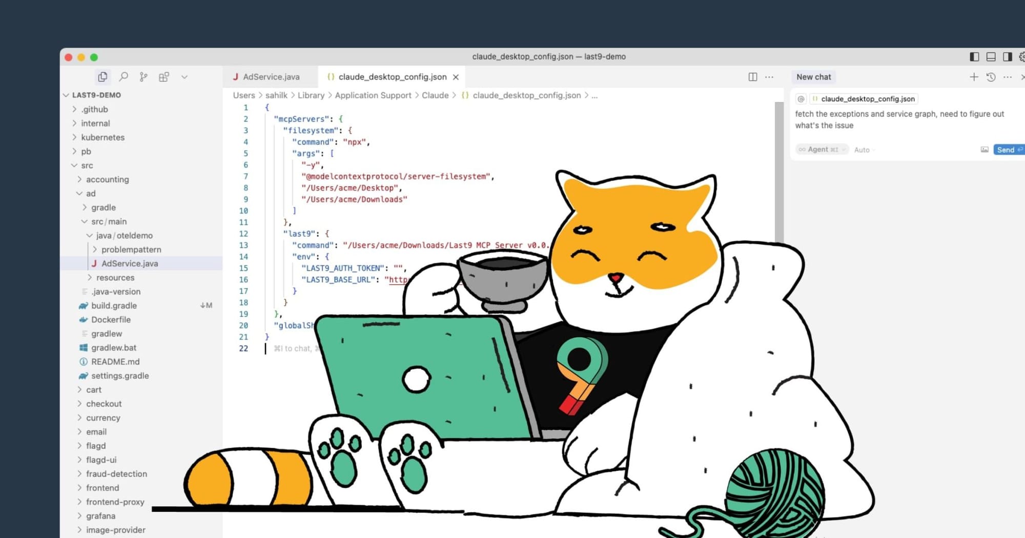 With Last9 MCP, bring real-time production context into your local environment to auto-fix code faster.